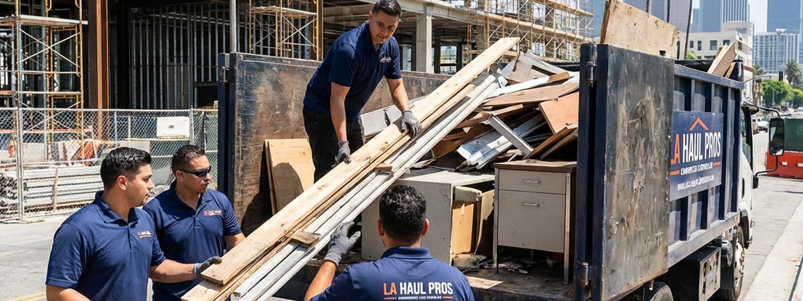 Professional junk removal and hauling services